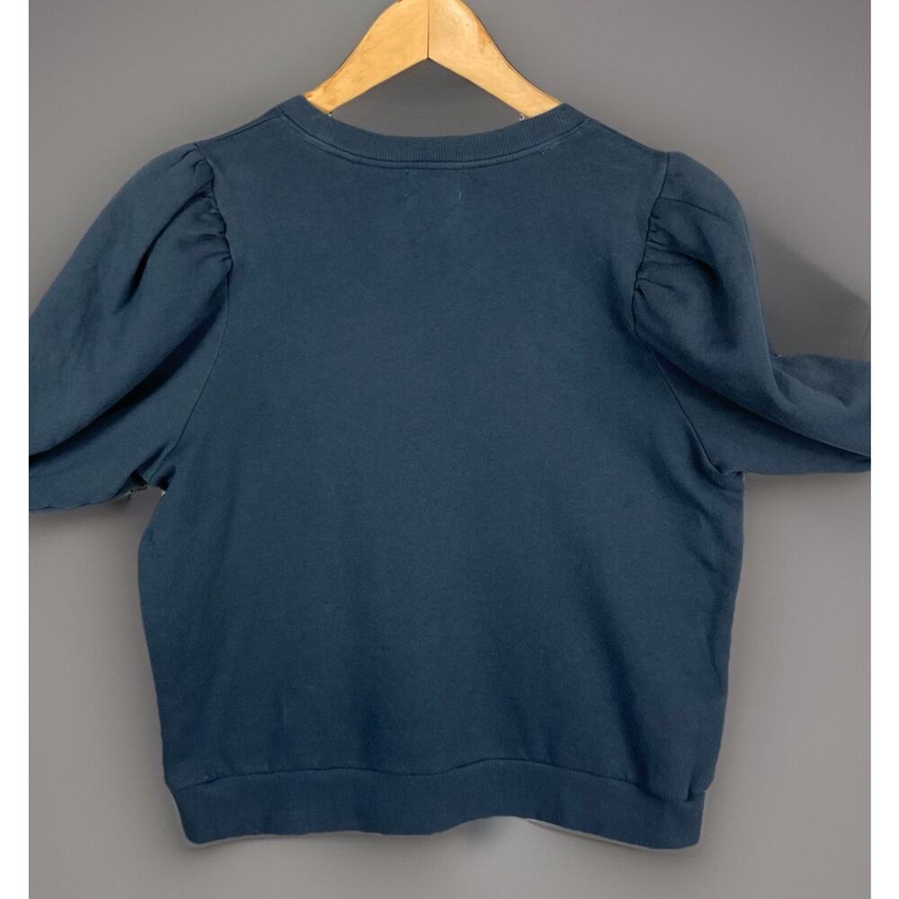 Nation LTD Joss Sweatshirt Women’s M Puff Sleeve Cozycore Comfy Casual - Picture 6 of 9